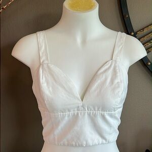BLUE BLUSH White Cami Size Medium